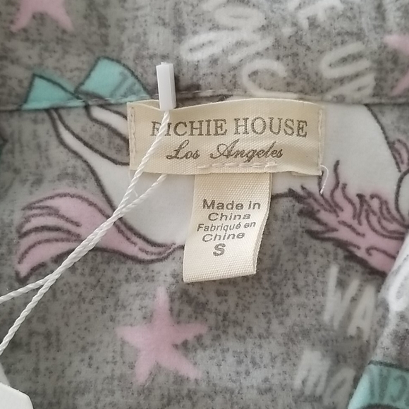 NWT Richie House Unicorn 2 PC Pajama Set Small - Picture 8 of 12